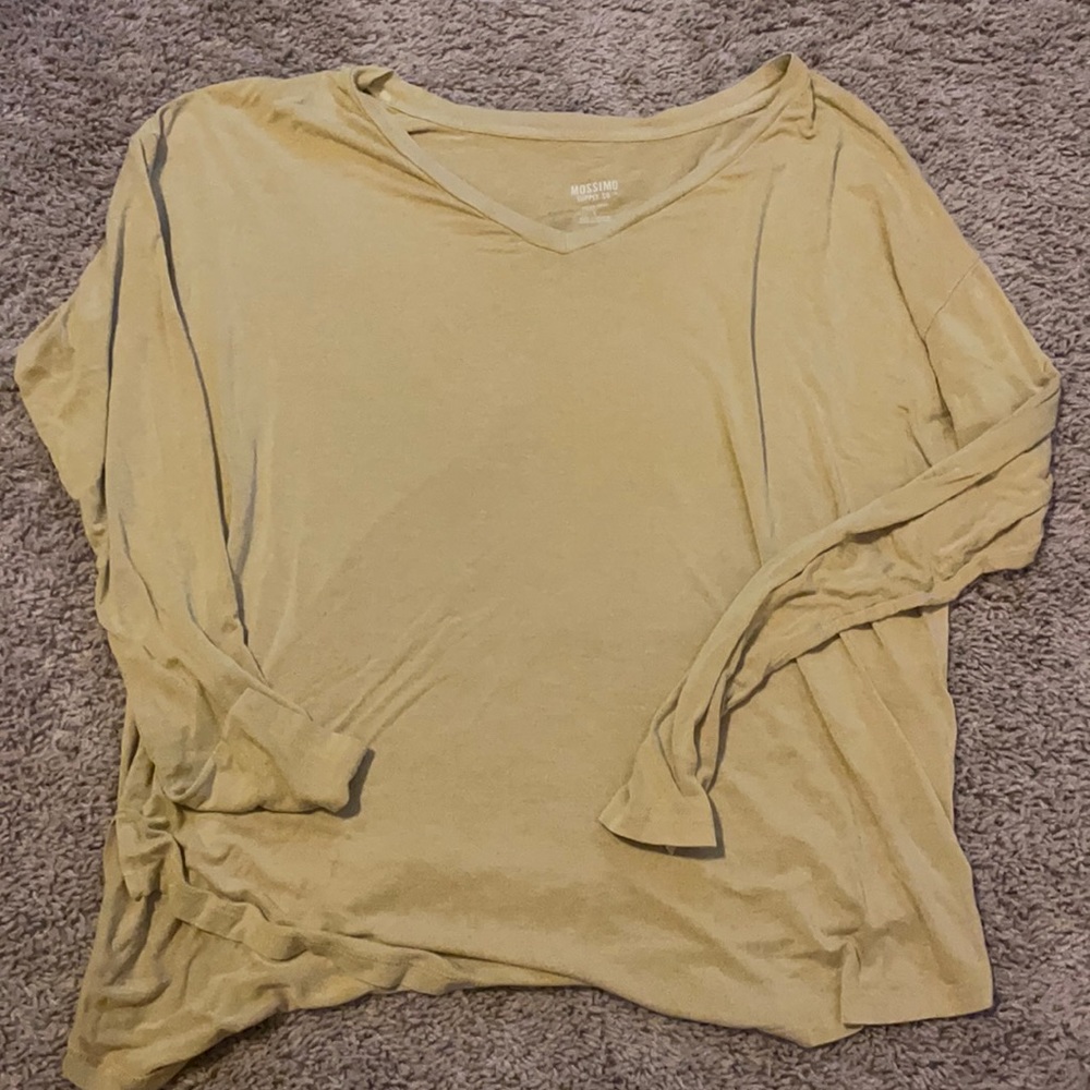 Long sleeve tan/yellow shirt
